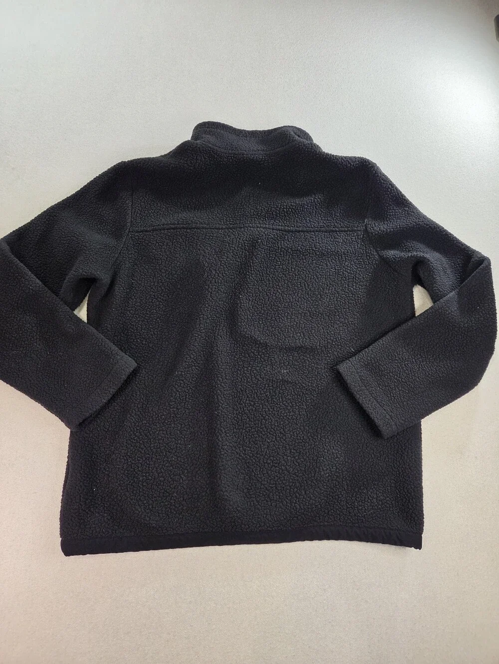 The North Face Cragmont Fleece Pullover Mens L Black 1/4 Snap